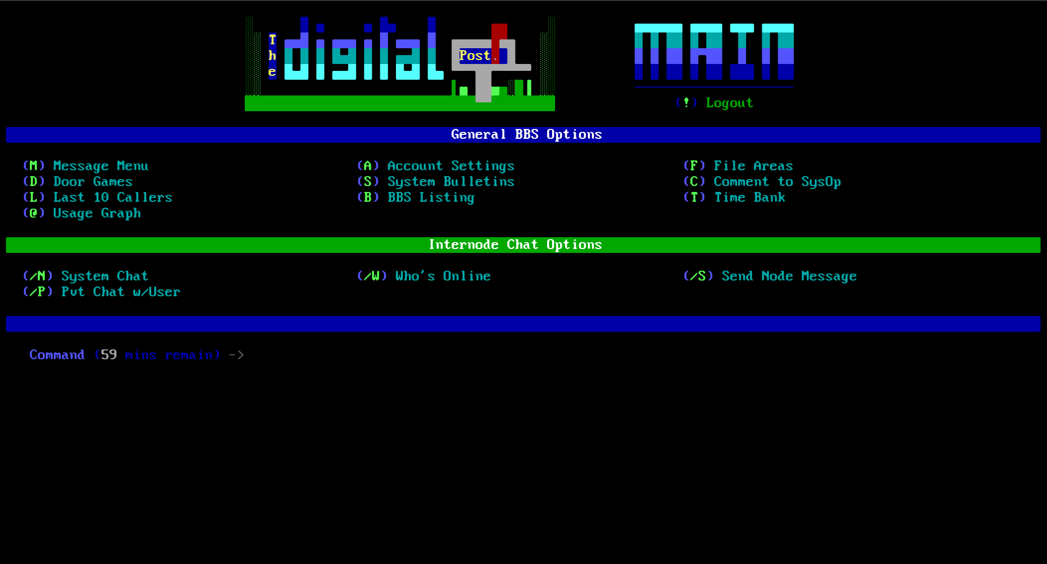 BBS 132x36 screenshot